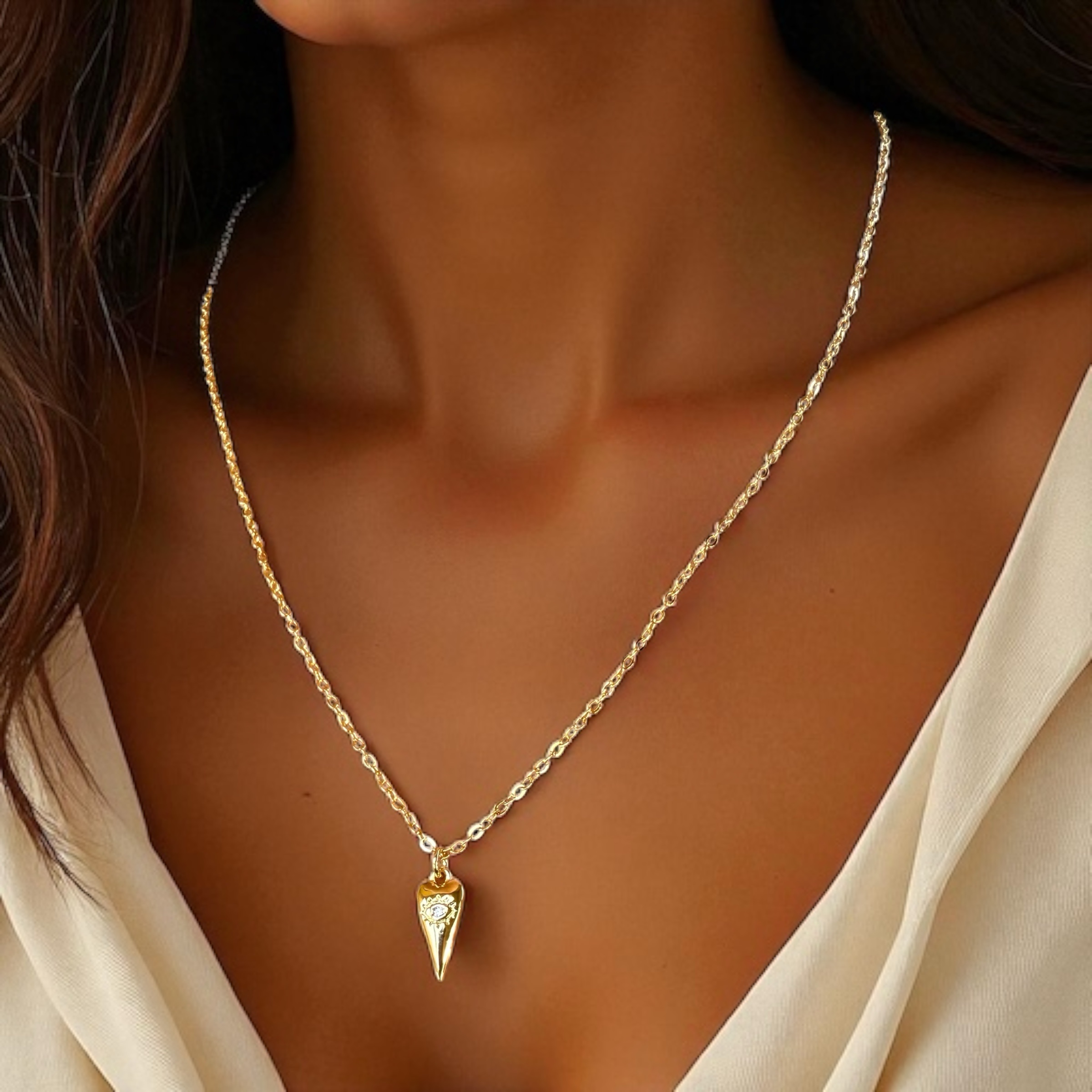 Mystic Triangle Necklace